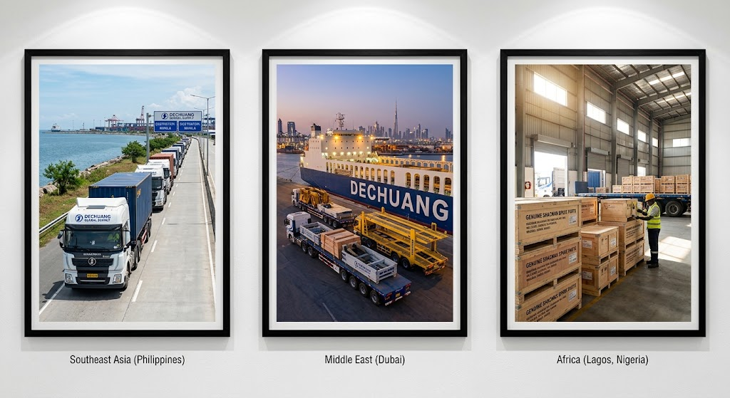 SHACMAN Truck Export & Heavy Duty Semi-Trailer Logistics Solutions | DECHUANG Global Supply