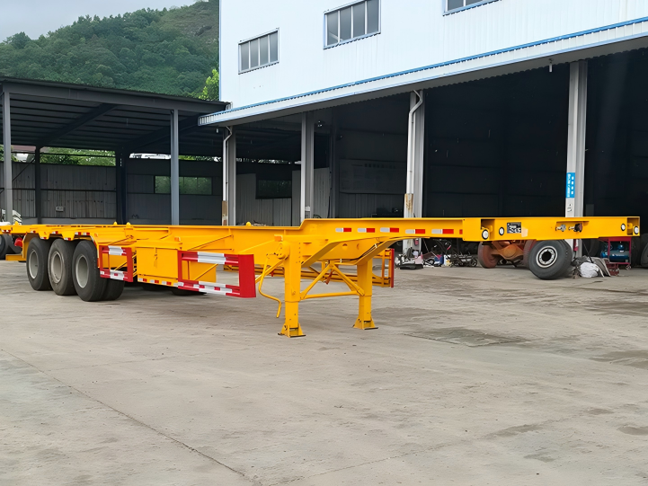 DECHUANG 40FT Container Chassis Semi Trailer - image 1