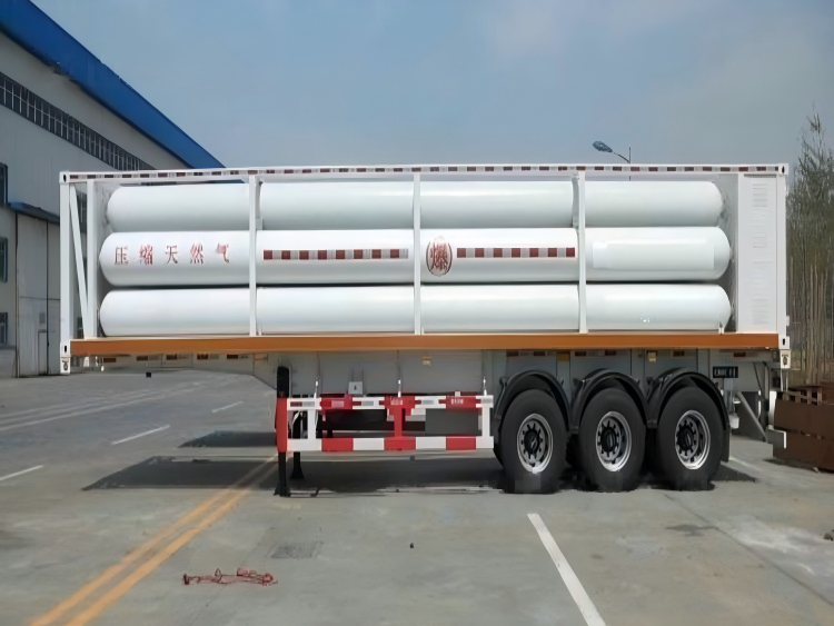 DECHUANG CNG Jumbo Tube Semi Trailer
