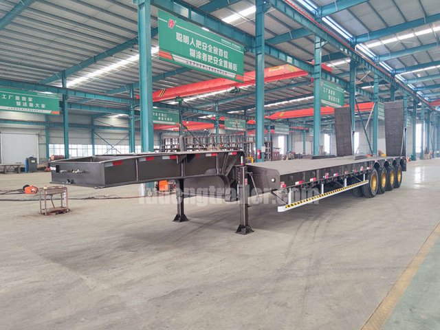 4 Axle 100T Lowboy Trailer