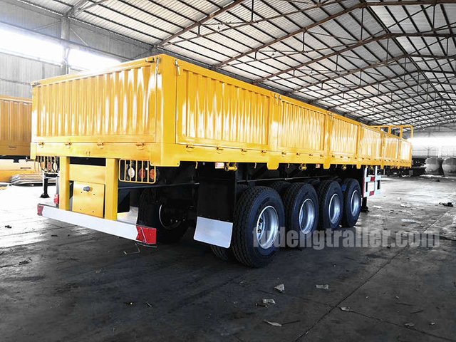 4 Axles Sidewall Trailer