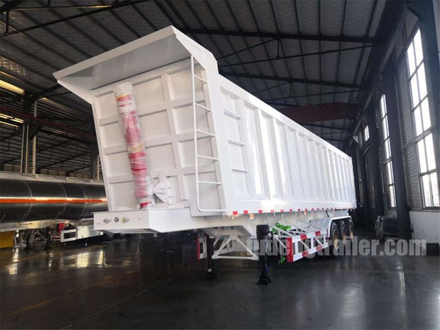 80 Tons End Tipper Semi Trailer