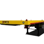 DECHUANG 3 Axles Flatbed Semi Trailer for Heavy Cargo