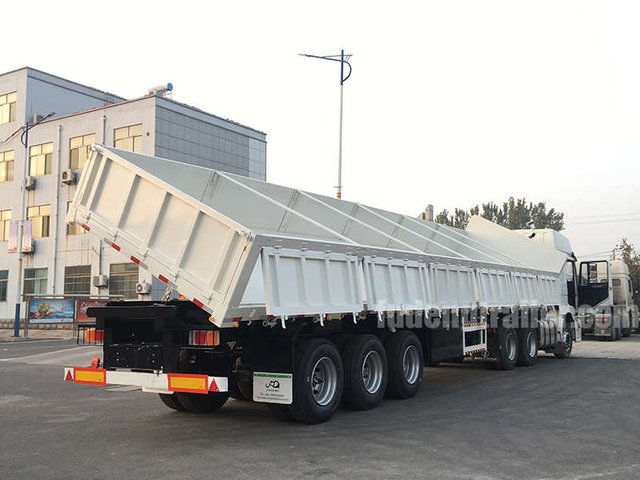 Side Tipping Semi Trailer