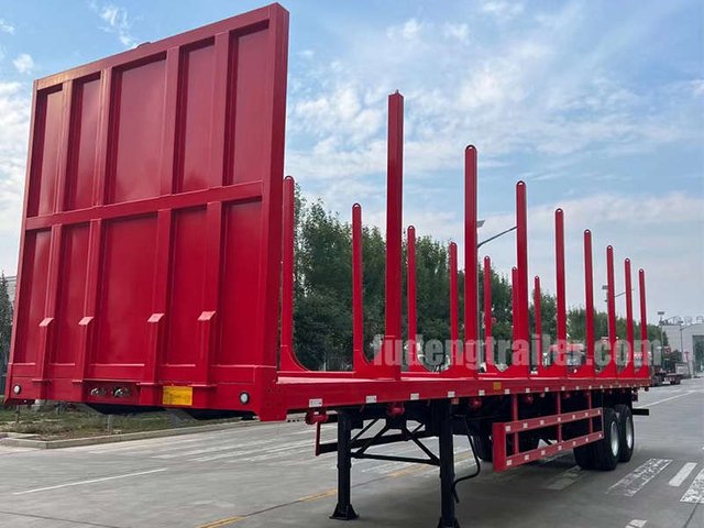 Timber Transport Flatbed Semi Trailer