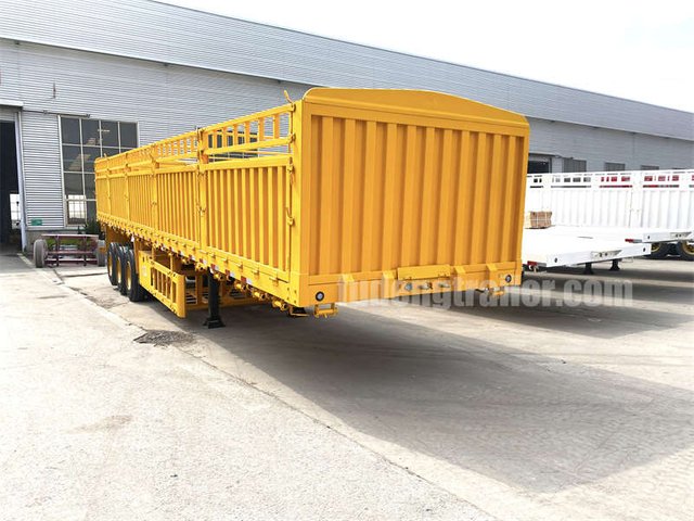 Tri Axle Fence Cargo Semi Trailer
