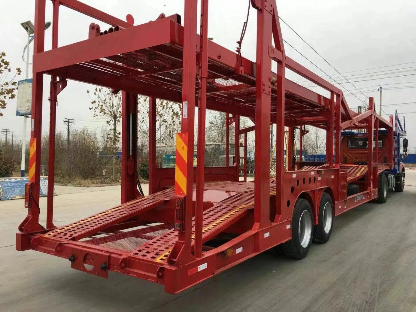 DECHUANG 8 Units Car Carrier Trailer - image 2