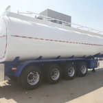 DECHUANG 4 Axle Steel Petroleum Tanker Semi Trailer