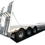 DECHUANG Hydraulic Lowbed Semi Trailer for Heavy Equipment
