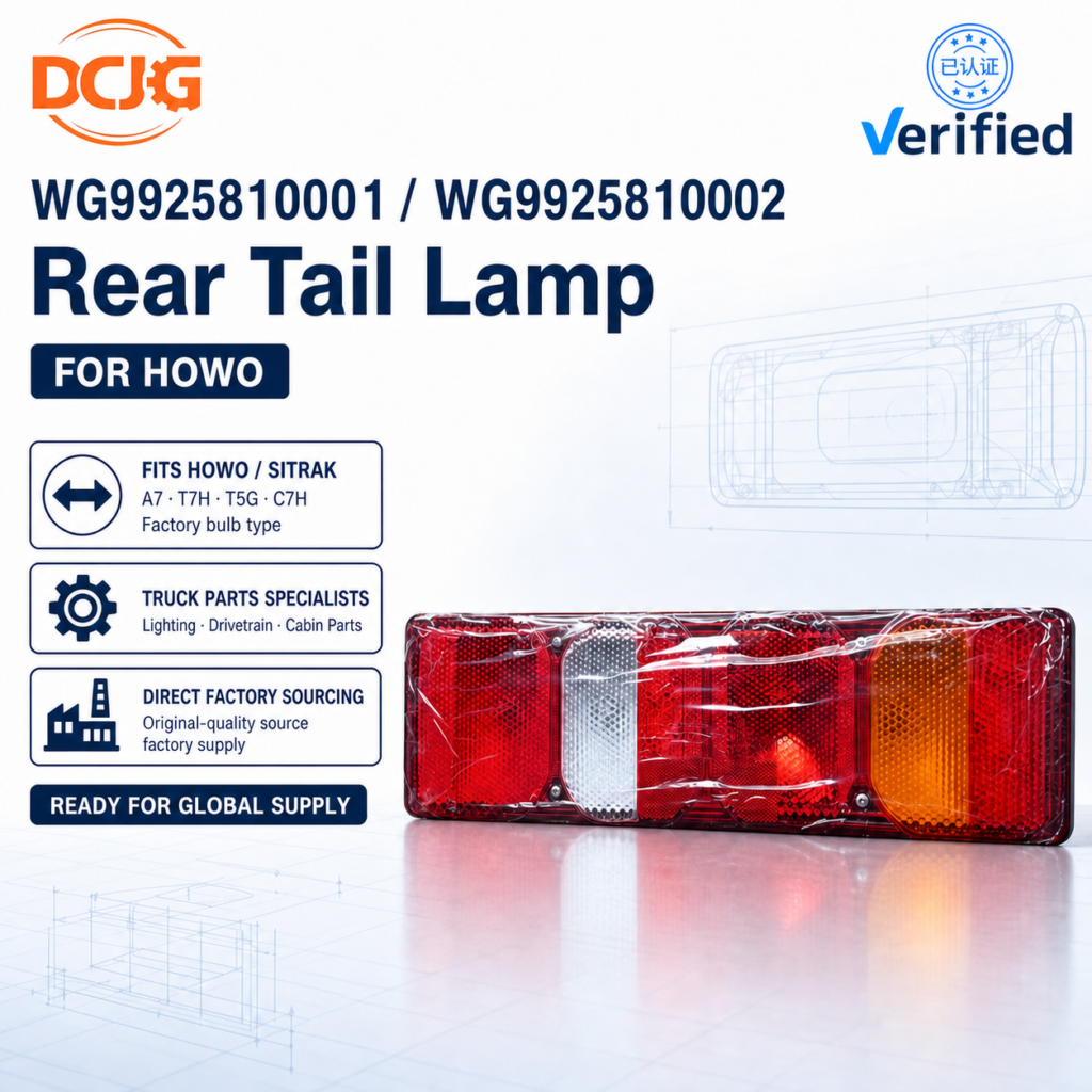 DECHUANG WG9925810001 WG9925810002 Rear Combination Lamp for SINOTRUK HOWO A7 Truck