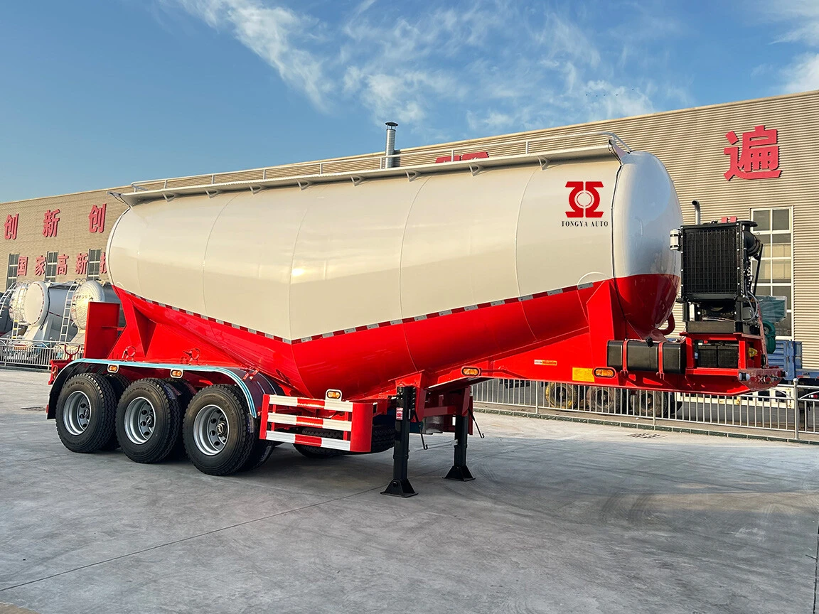DECHUANG 20m³ / 25m³ / 30m³ Powder Material Tank Semi Trailer - image 3