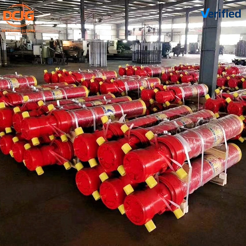 DECHUANG / Deepkaler 196-4-4700 Front Mount 4-Stage Telescopic Hydraulic Cylinder for Dump Truck - image 7