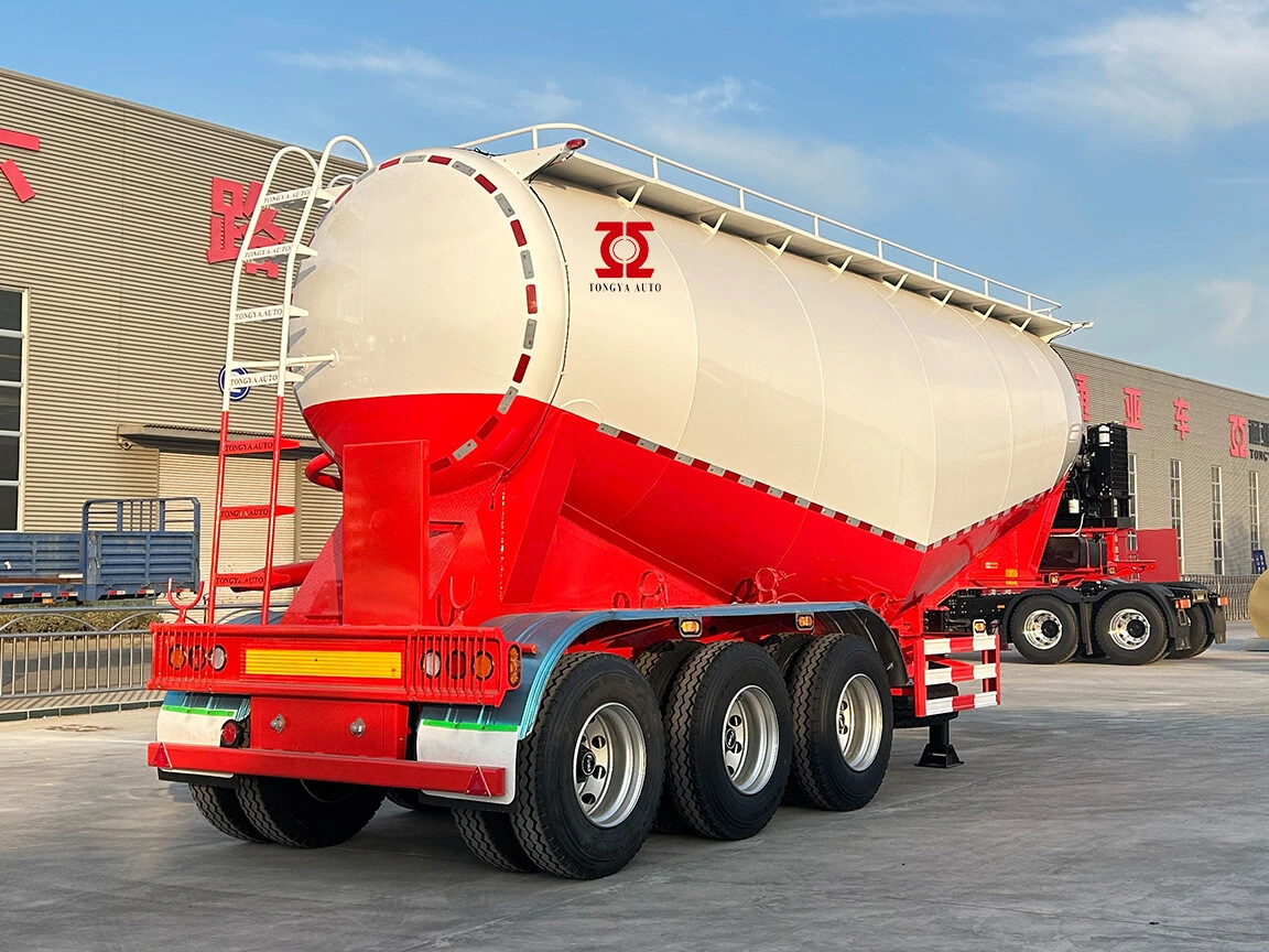DECHUANG 20m³ / 25m³ / 30m³ Powder Material Tank Semi Trailer - image 2