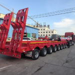 DECHUANG Lowbed Semi Trailer for Heavy Equipment