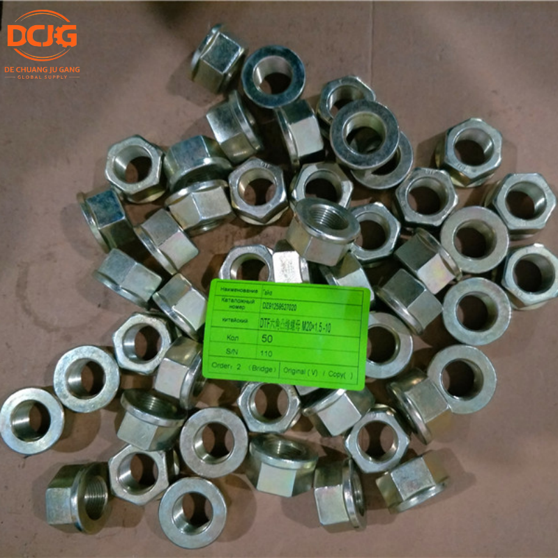 SHACMAN DZ91259527020 M20x1.5 Flange Nut for X3000 F3000 HANDE Axle - image 3