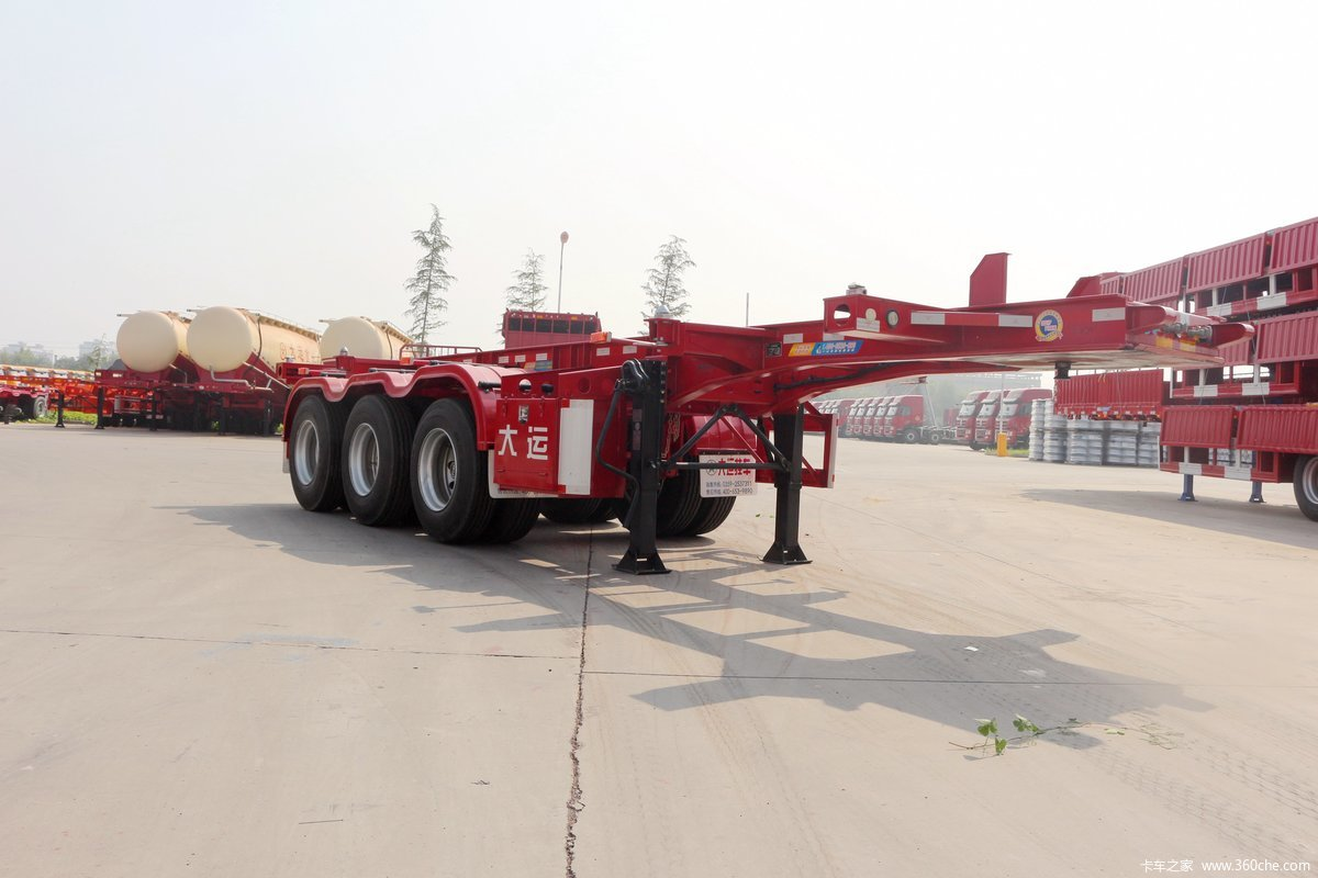 DECHUANG 20ft Container Transport Semi Trailer - image 4