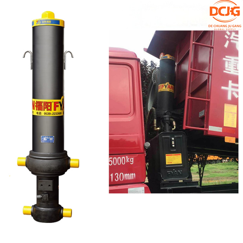 DECHUANG ZX01001FY428 Hydraulic Lifting Cylinder for SHACMAN X3000 M3000 F3000 Dump Truck