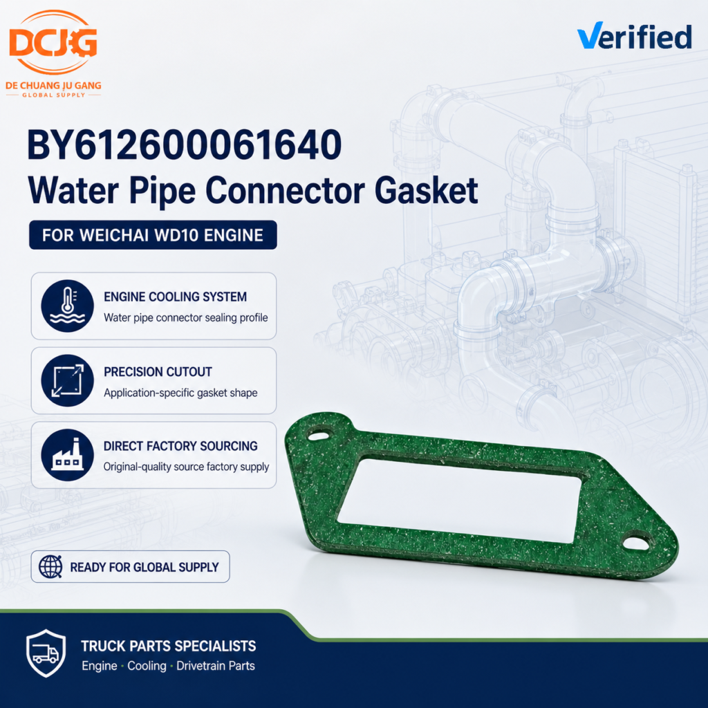 DECHUANG BY612600061640 Water Pipe Connector Gasket for Weichai WD10 Engine