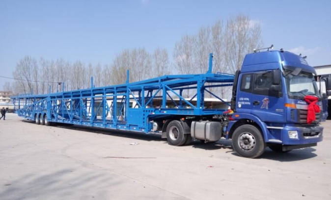 DECHUANG LHS9300TCL Vehicle Transport Semi Trailer - image 2