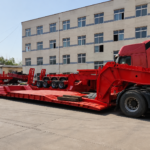 DECHUANG Detachable Gooseneck Lowbed Semi Trailer