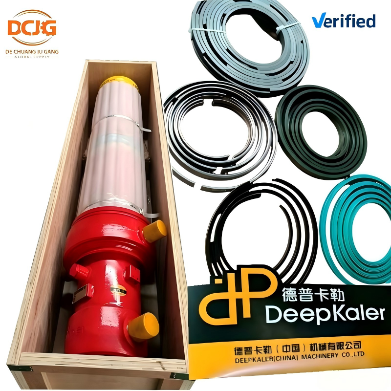 DECHUANG Deepkaler 181-4-5110 Front End Telescopic Hydraulic Cylinder for Dump Truck - image 3