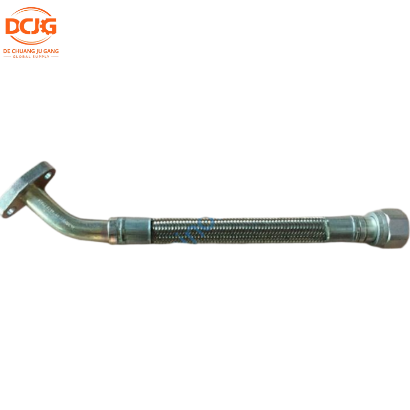 SHACMAN X3000 F3000 Turbocharger Oil Return Pipe 4974660X Heavy Duty Truck Engine Turbocharger Oil Hose Tube Lines
