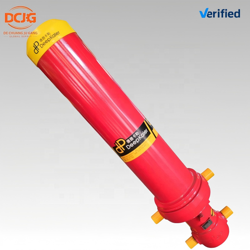 DECHUANG Deepkaler 196-4-4700 Front Tipping Telescopic Hydraulic Cylinder for Heavy Duty Dump Truck - image 1