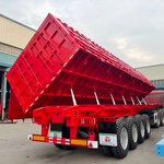 DECHUANG Side Dump Semi Trailer for Bulk Material Transport