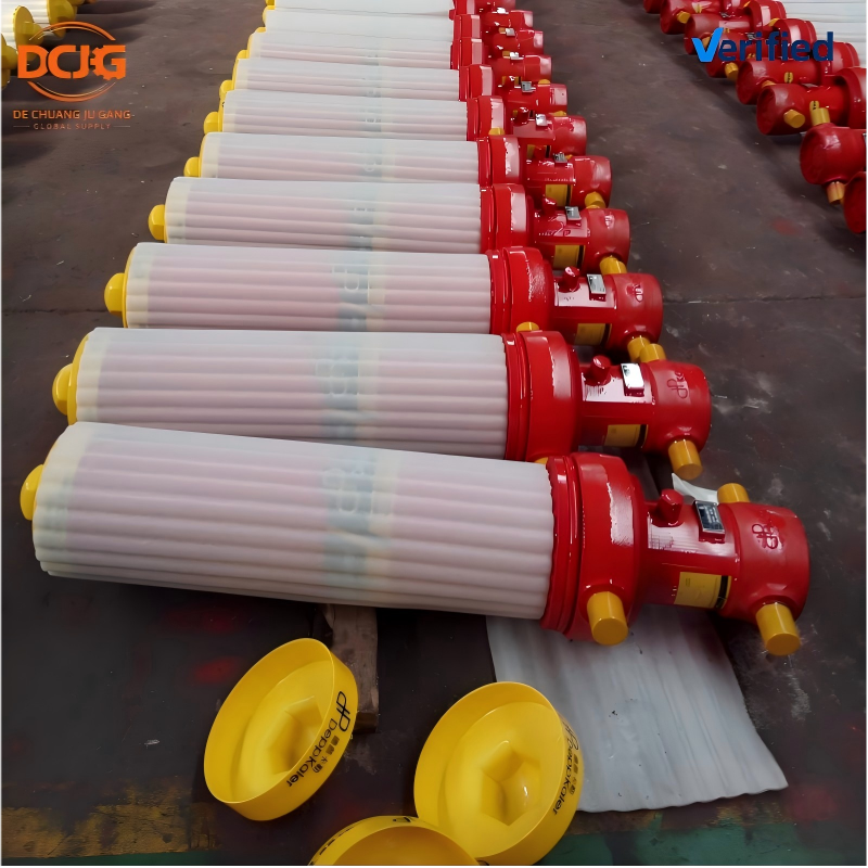 DECHUANG Deepkaler 150-4-4310 Telescopic Hydraulic Cylinder for Dump Truck - image 4