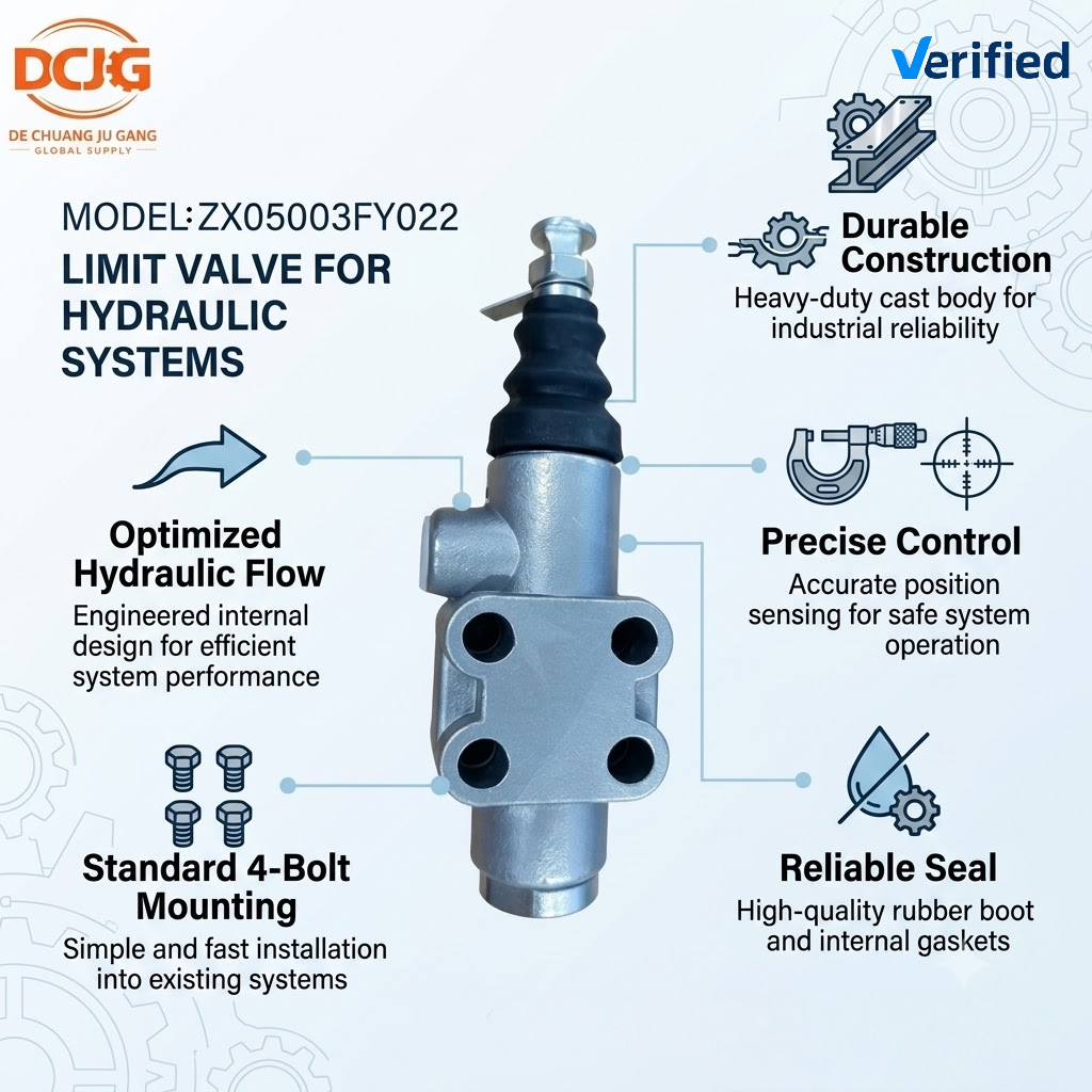 DECHUANG ZX05003FY022 Hoist Limit Valve for SHACMAN Dump Truck