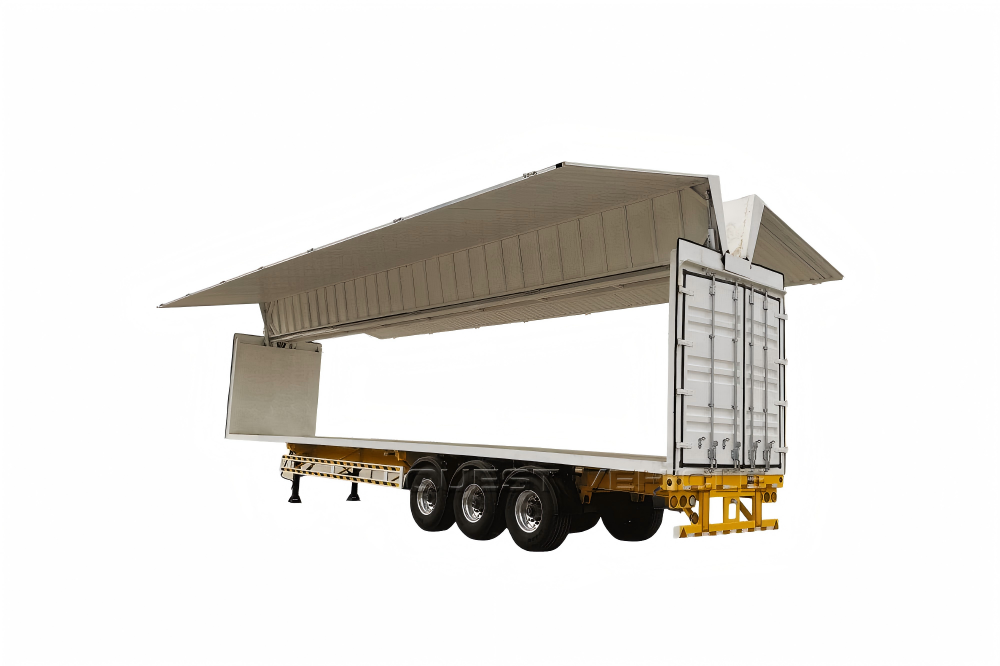 Wing Opening Box Semi Trailer - image 1