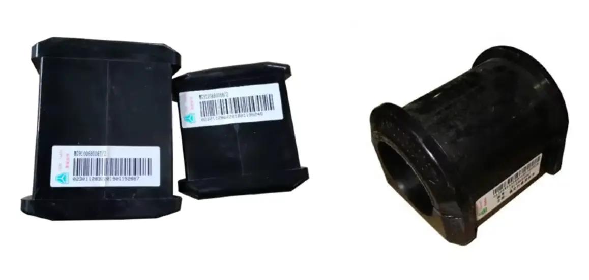 SINOTRUK HOWO WG9100680067 Rubber Stabilizer Bar Bushing Heavy Duty Truck Chassis Parts - image 2