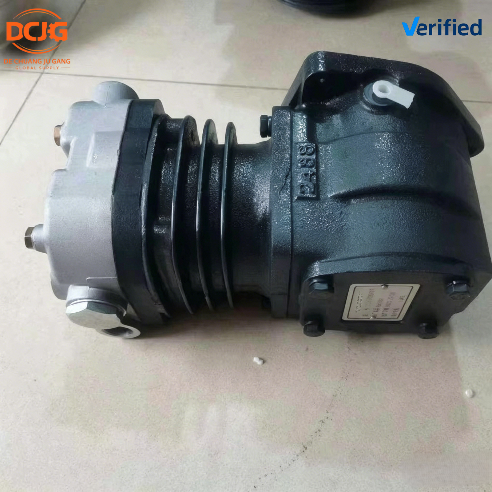 BY612600130777 Air Compressor Assembly for SHACMAN Heavy Duty Truck - image 2