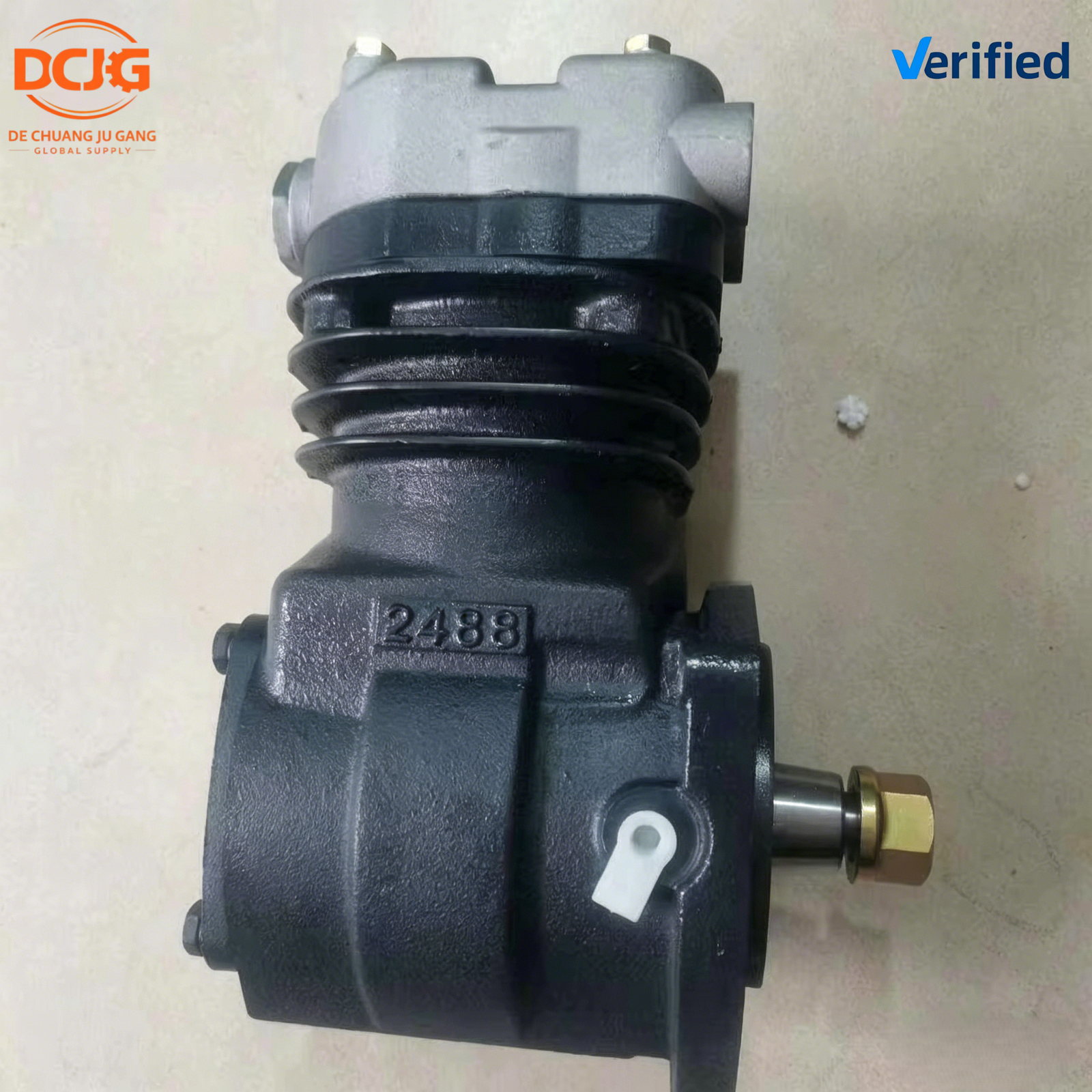 BY612600130777 Air Compressor Assembly for SHACMAN Truck Weichai Engine - image 5